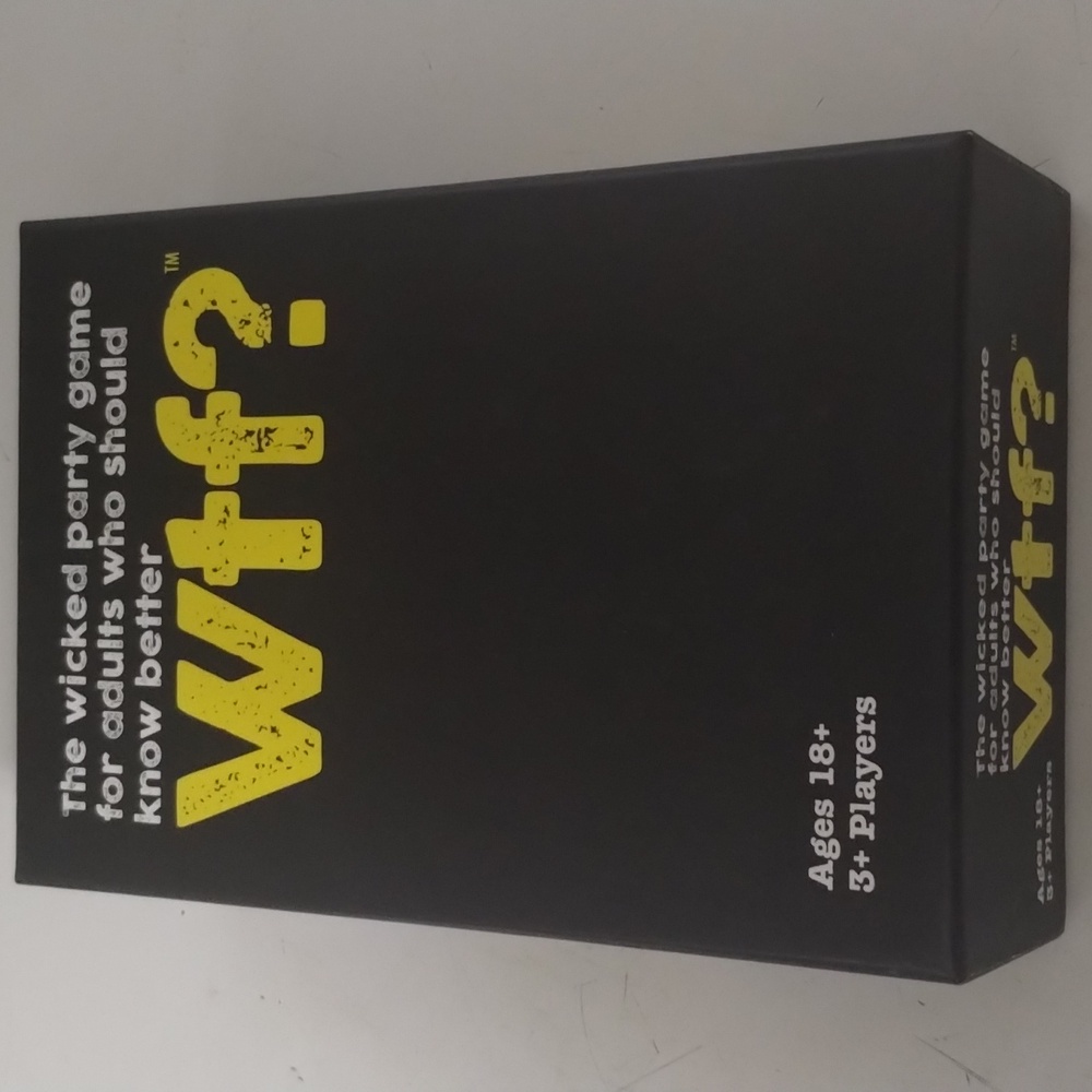 WTF? The Wicked Party Game for Adults Who Should Know Better (New)